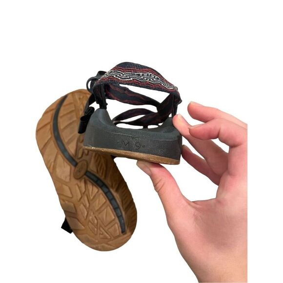 Chacos Men's Z/1 Yampa Sandals Size 9 Navy Red White Adjustable Straps - Picture 5 of 10
